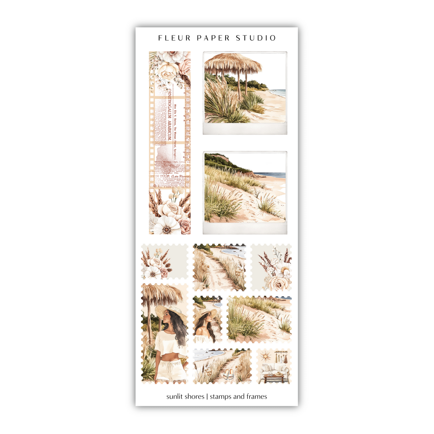 Sunlit Shores | Decorative Kit
