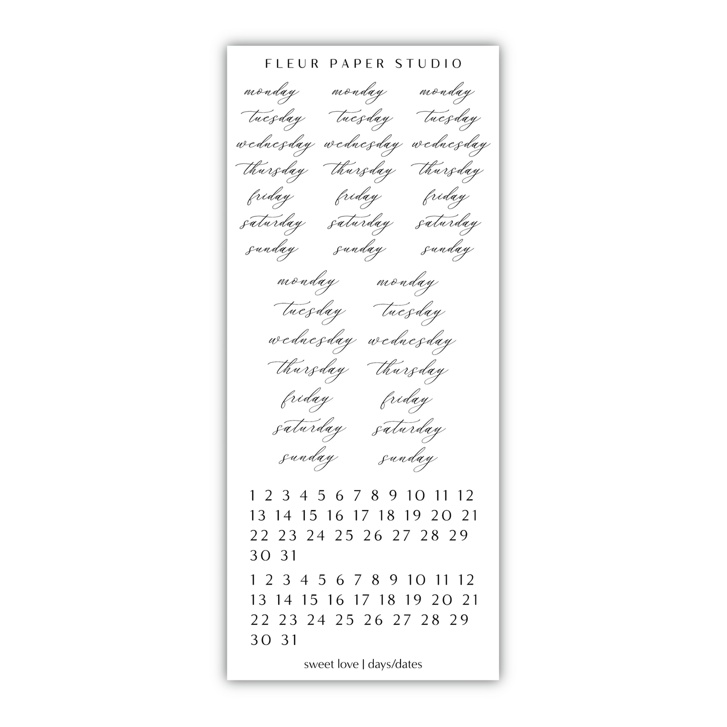 Sweet Love | Decorative Kit