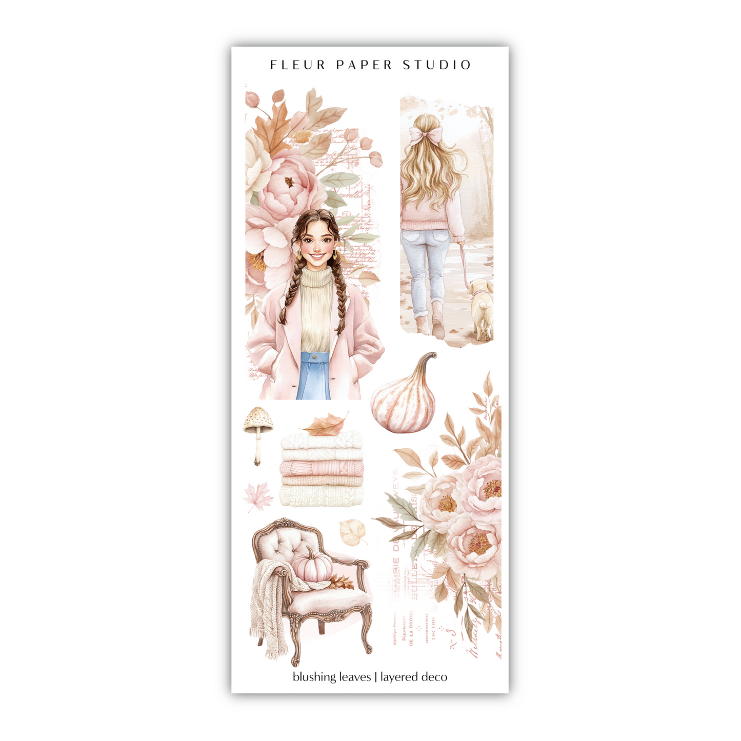 Blushing Leaves | Decorative Kit
