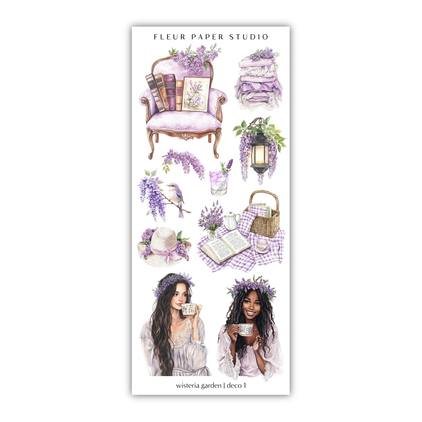 Wisteria Garden | Decorative Kit