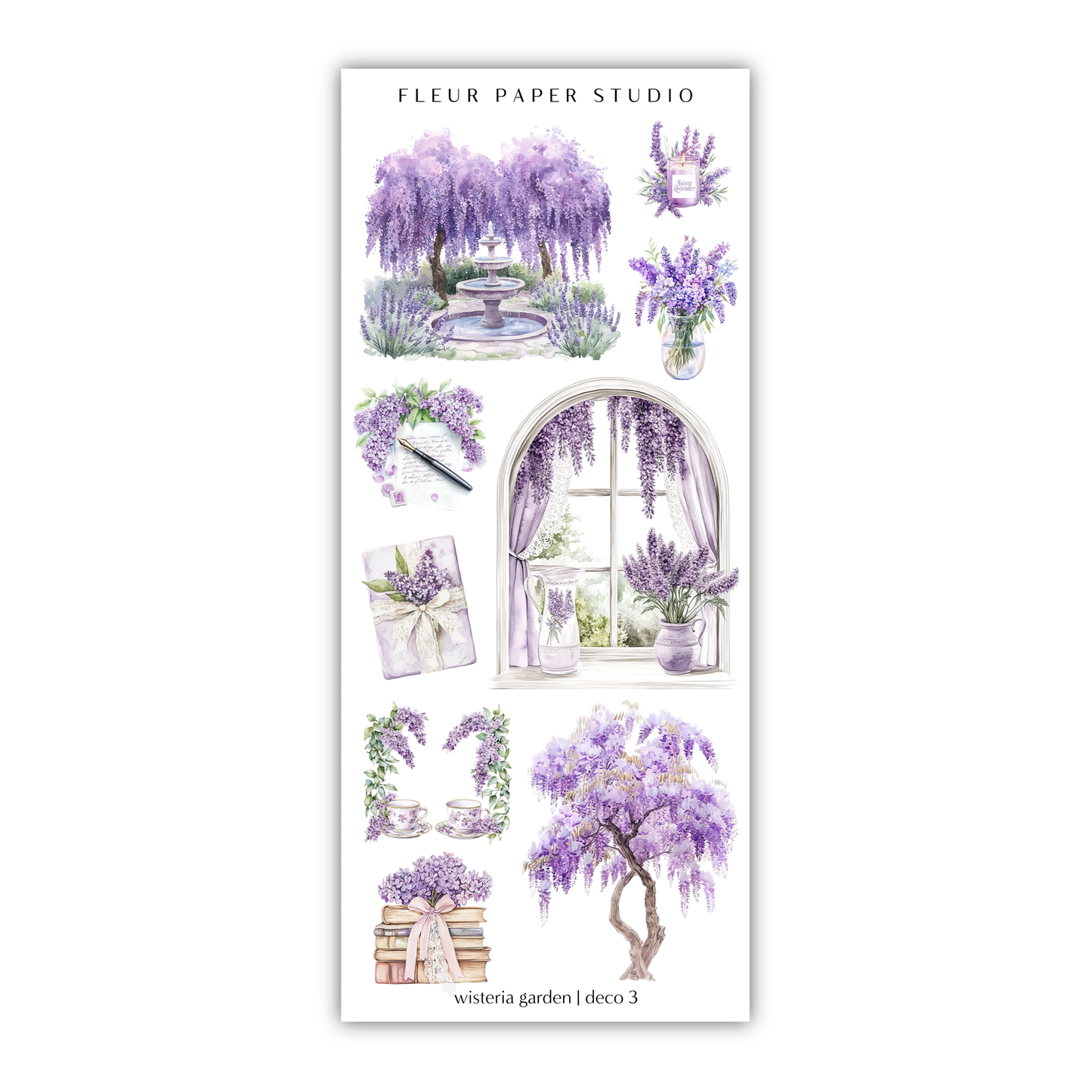 Wisteria Garden | Decorative Kit