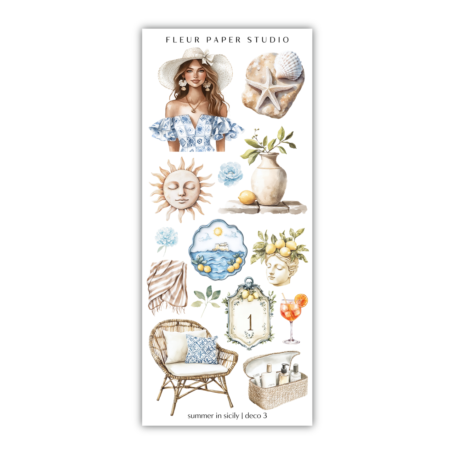 Summer in Sicily | Decorative Kit