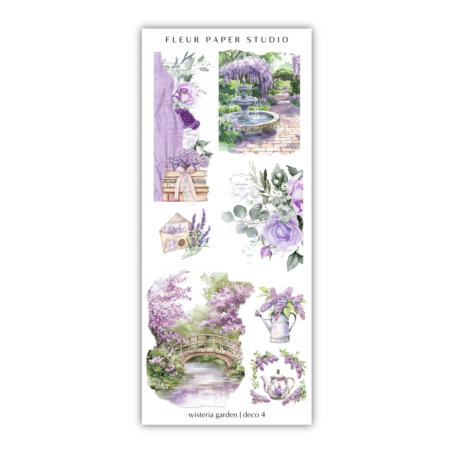 Wisteria Garden | Decorative Kit