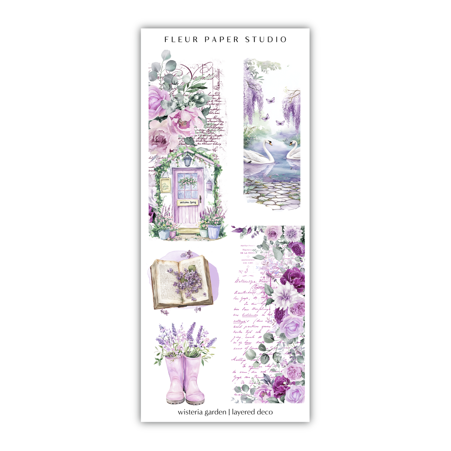 Wisteria Garden | Decorative Kit
