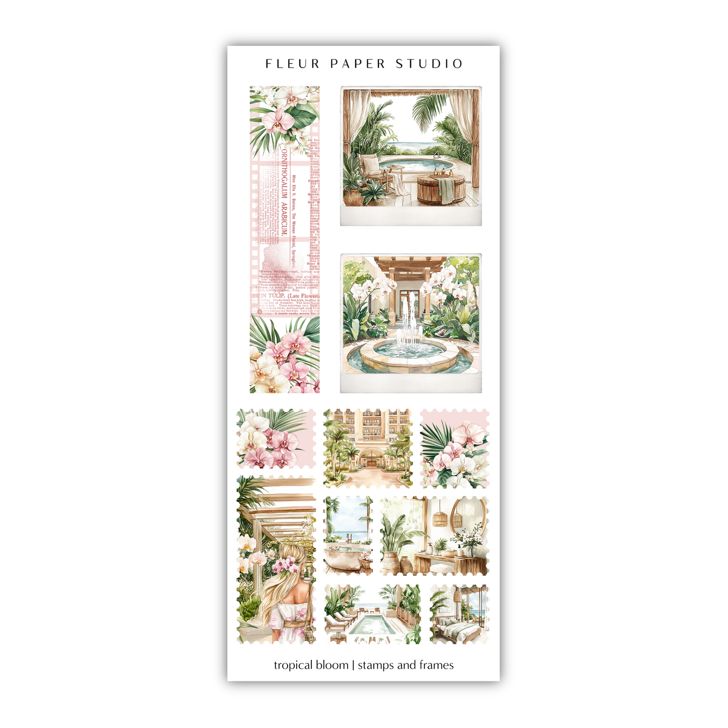 Tropical Bloom | Decorative Kit
