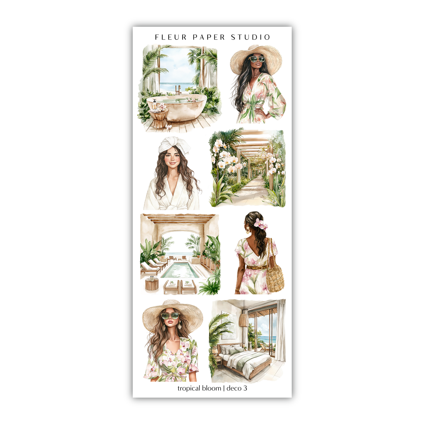 Tropical Bloom | Decorative Kit