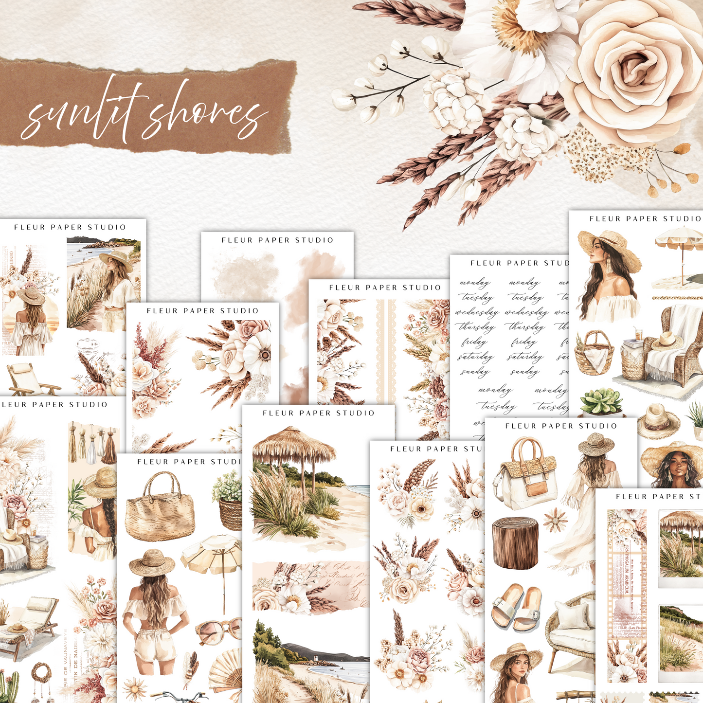 Sunlit Shores | Decorative Kit