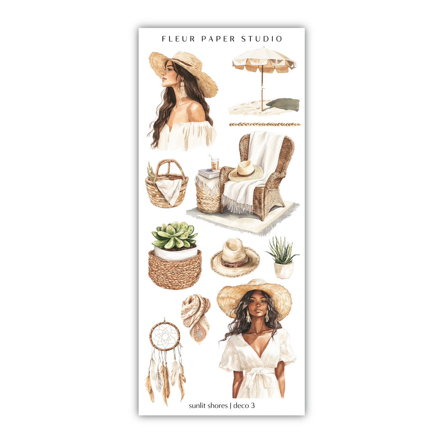 Sunlit Shores | Decorative Kit