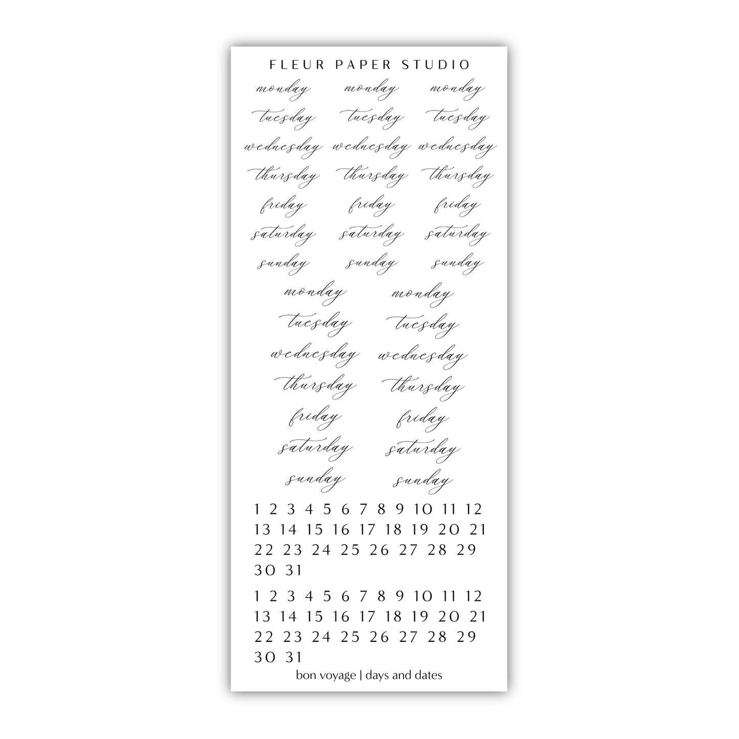 Bon Voyage | Decorative Kit