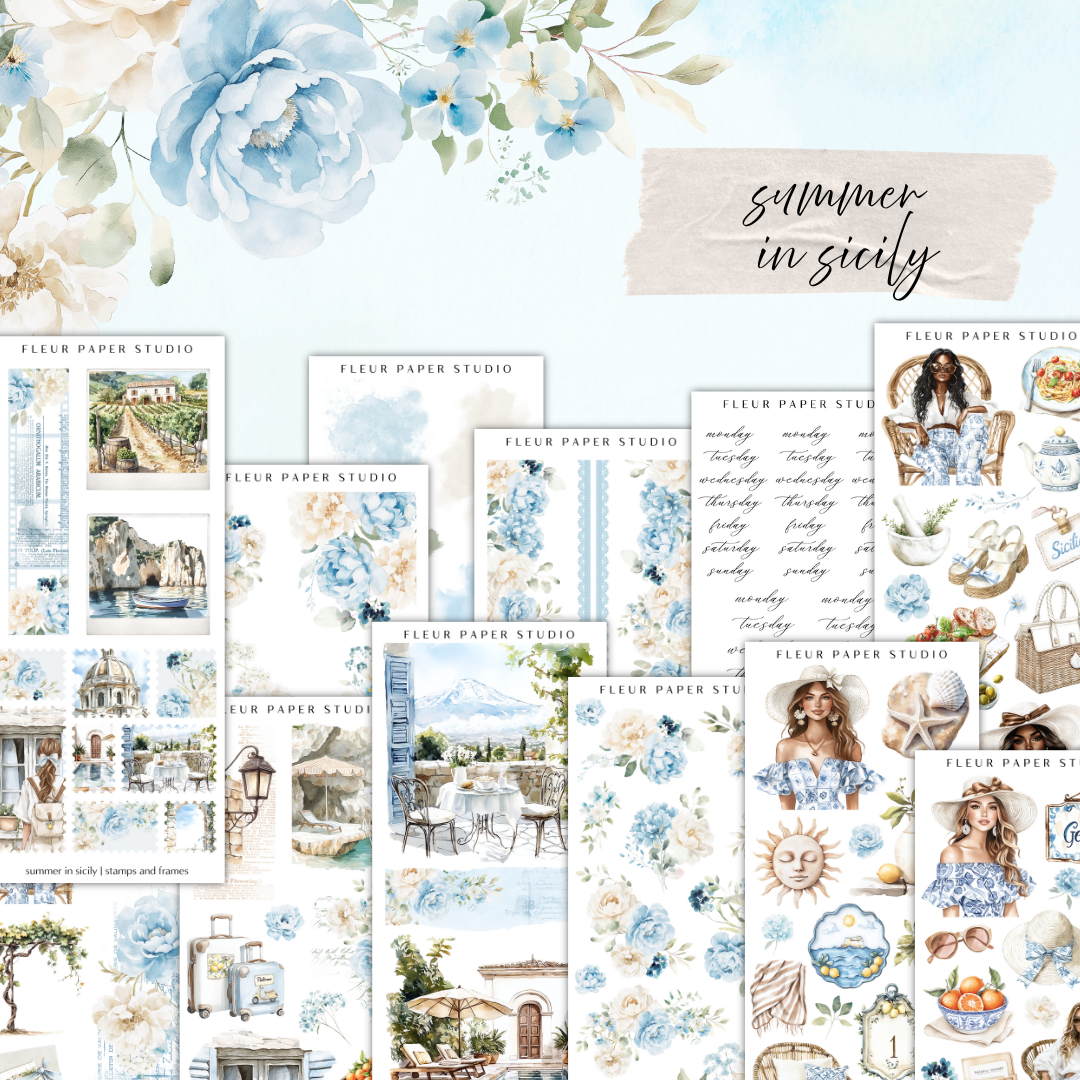 Summer in Sicily | Decorative Kit