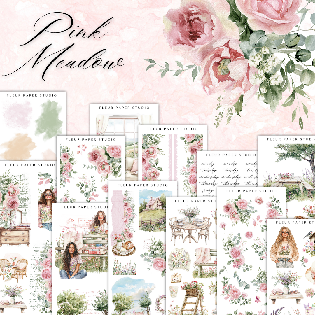 Pink Meadow | Decorative Kit