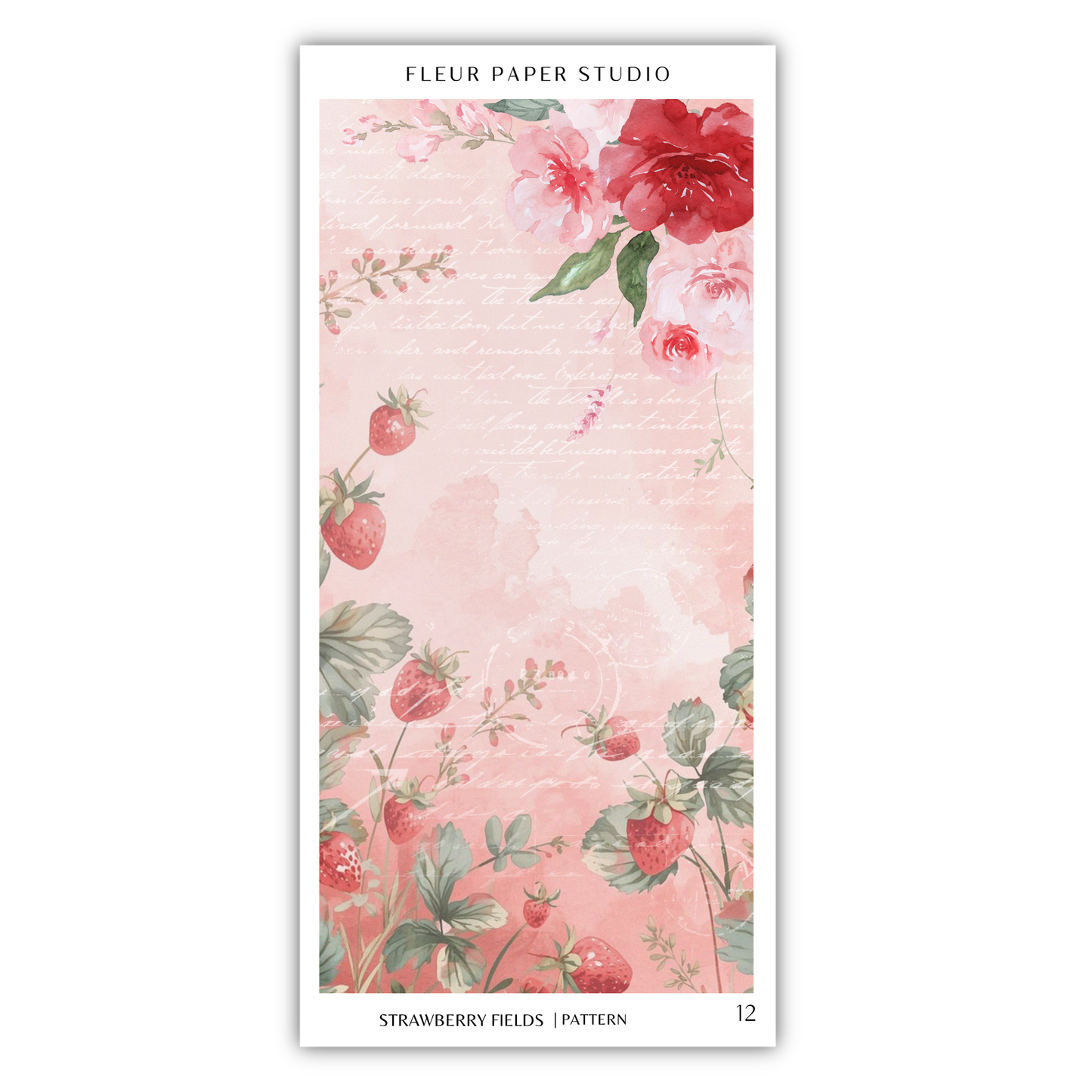 The image is a collage of various images, including a floral pattern with red flowers and green leaves, as well as a pink background with a floral design.
