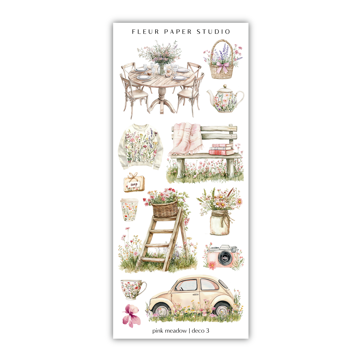 Pink Meadow | Decorative Kit