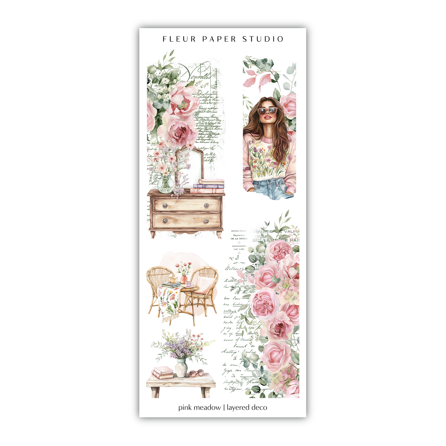 Pink Meadow | Decorative Kit