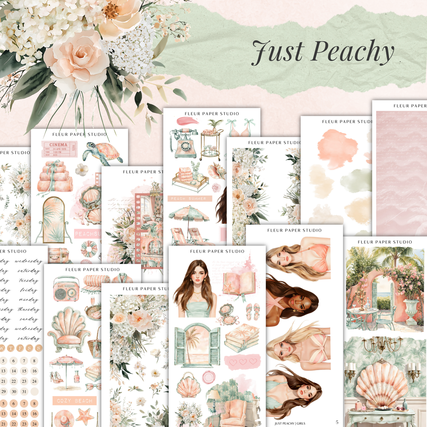 Just Peachy | Decorative Kit