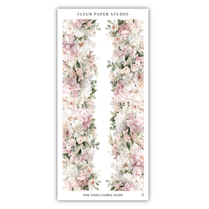 a floral arrangement with pink and white flowers, creating a visually appealing and elegant design.
