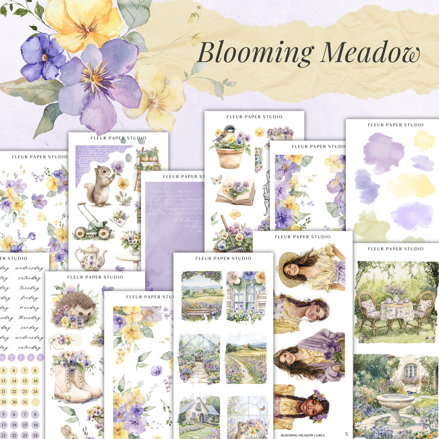Blooming Meadow | Decorative Kit