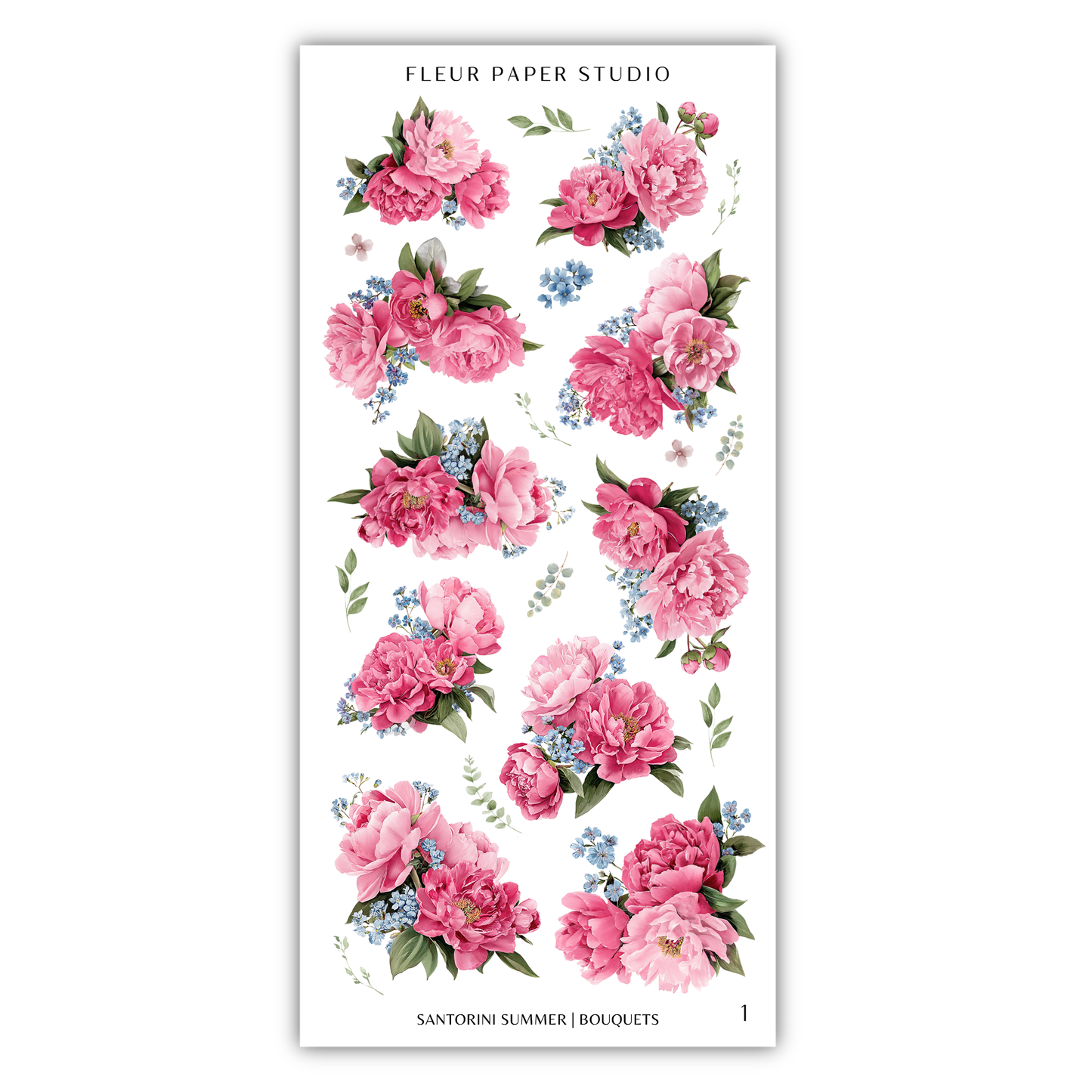 a collection of floral arrangements, including various types of flowers and leaves, arranged in a visually appealing manner.