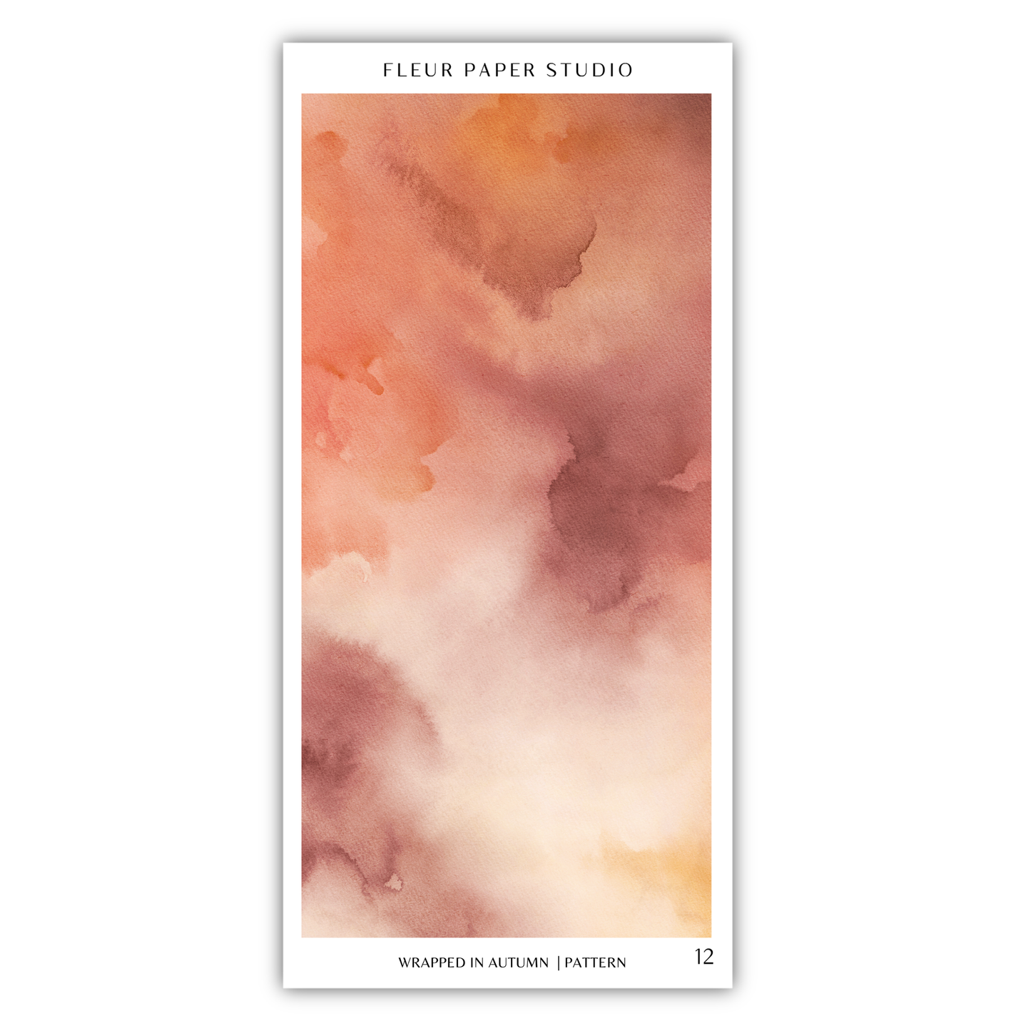 The image is a watercolor painting with a warm, autumnal color palette.